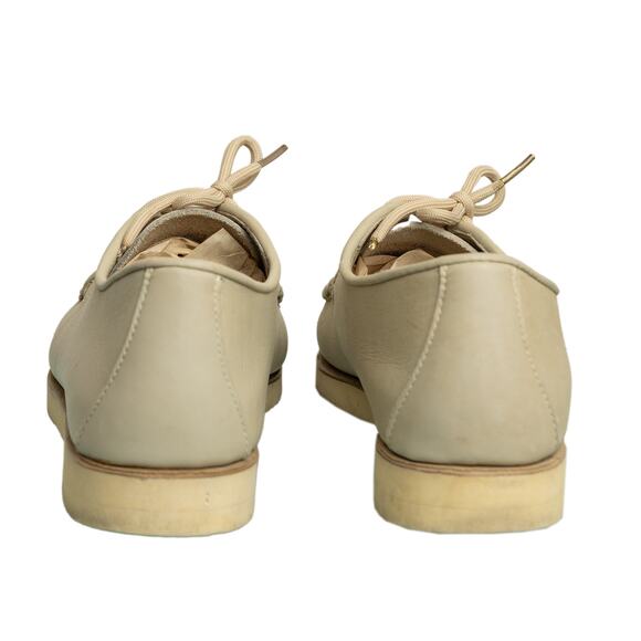 Mens Vintage Designer Sperry Captain\'s Casual Lace-Up Oxford Loafers -Cream -EUC main image 6